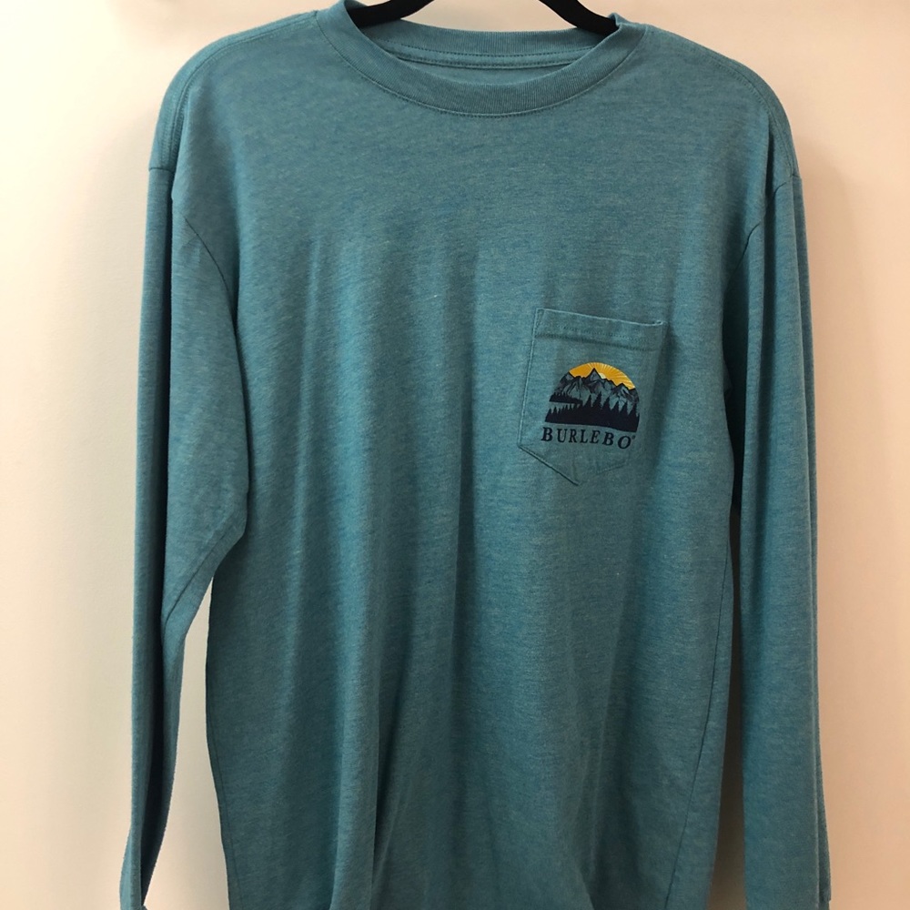 Turquoise BURLEBO Long sleeved T-Shirt!